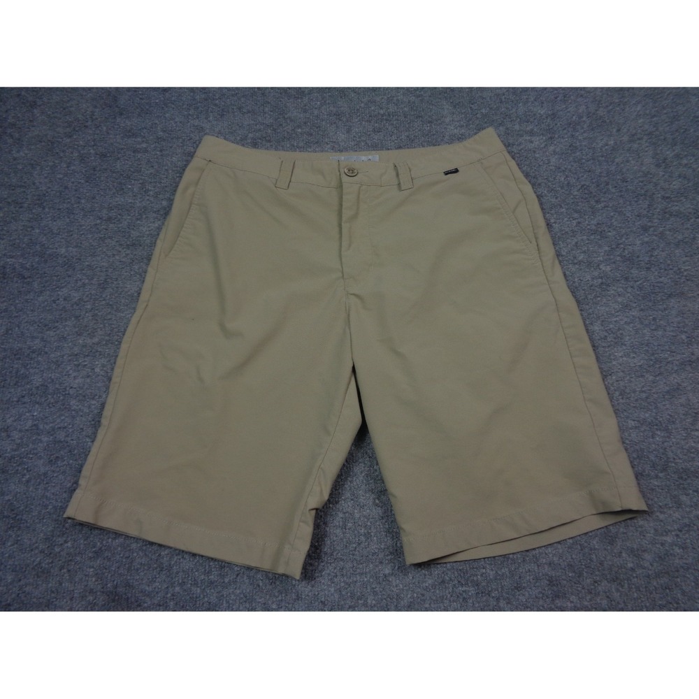 Travis Mathew Shorts Men 32 Beige Beck Performance Hybrid Golf Chino Stretch